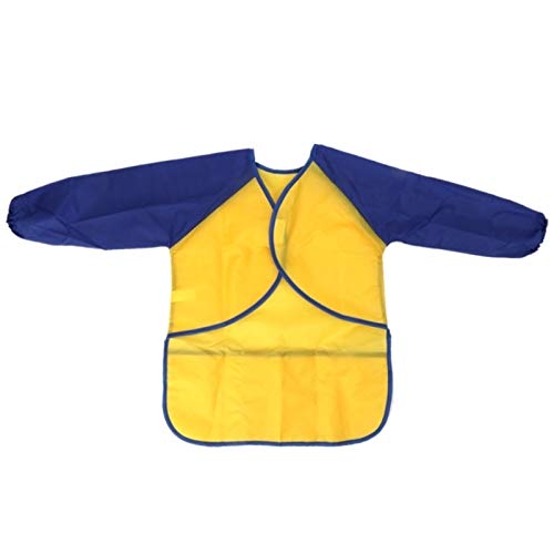 ARTBEST Kid Waterproof Long Sleeve Drawing Apron Painting Overall Art Supplies