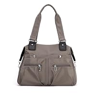 【Suitable Size】This tote bag measures 14.6”(37cm)L*10.6”(27cm)H*5.1”(13cm)W. Weighs 420g.which is super light with just right size and is portable，suitable for most women. It can be used as everyday clutch for travel and everyday use. 【Praktisches De...