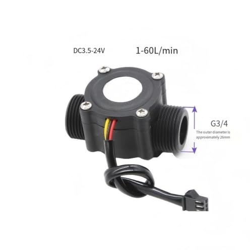 Débitmètre eau G3/4 à effet Hall S300A pour éviter les pannes de circulateurs - 3