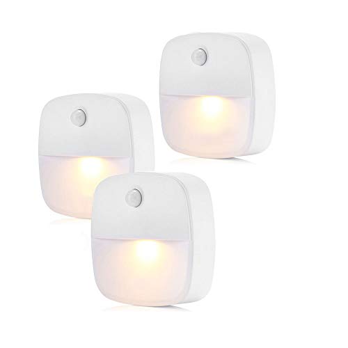 JUNSHUO 3 Unità LED da Incollare Luce Notturna