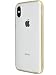 Produktbild Power Support Shock Proof Hülle Case für Apple iPhone Xs / X - Transparent / Gold [Qi Kompatibel, Polycarbonat, Perfekte Passgenauigkeit, Sehr Dünn & Ultra Leicht] - PGK-41