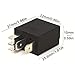 12V/24V 30A Automotive Relay, 5-Pin SPDT, for Air Conditioning, Oil Pump and Wiper Control, -40°C to +125°C (24V 5PIN)
