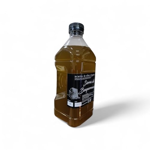 Aceite de Oliva Virgen Extra AOVE Sierra de Benquerencia 2 Litros | Aceite Gourmet de Extremadura | Extracción en Frío | Aceitunas Tempranas Recolectadas en Verde | Entrega en 24h