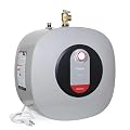 FOGATTI Mini Tank Water Heater Electric, 4 Gallon Point of Use Hot Water Solution for Under Sink 110V 120V