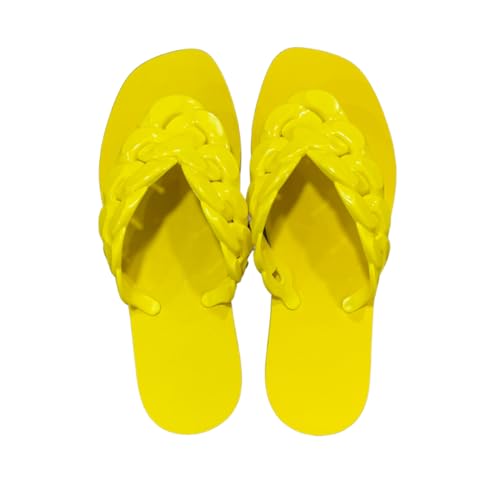 Image of Braided Strap Flip Flops, Casual Beach Sandals