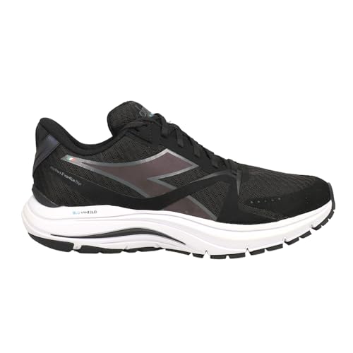 Image of Diadora Mens Mythos Blushield 8 Vortice Hip Running Sneakers Shoes - Black - Size 9 M
