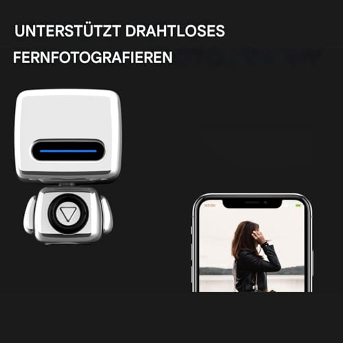 Haut-parleur portable compact étanche robot avec son stéréo de studio