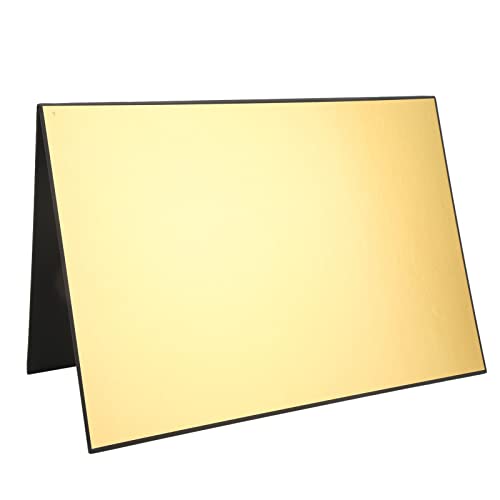 Akozon Riflettore di Illuminazione Riflettore 180 Gradi Pieghevole 3 Colori Addensare Cartone Diffusore di Luce Bordo Fotocamera Accessorio Fotografico - Fotografico Vari Usi