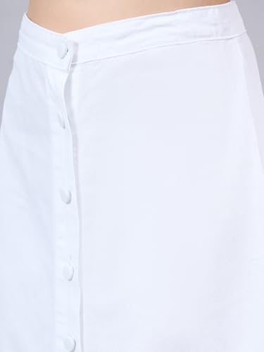 Image of Style Quotient Women Black A-Line Maxi Denim Skirt