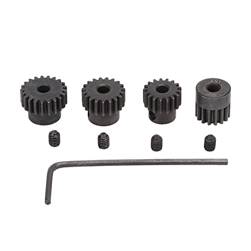 RC���[�^�[�s�j�I���M���Z�b�g 48P 3.175mm 15T 17T 19T 21T�A1/10�u���V���X���[�^�[�V���t�g�p�̖h�K�������{�������C�����X�����R���J�[�p�����M��