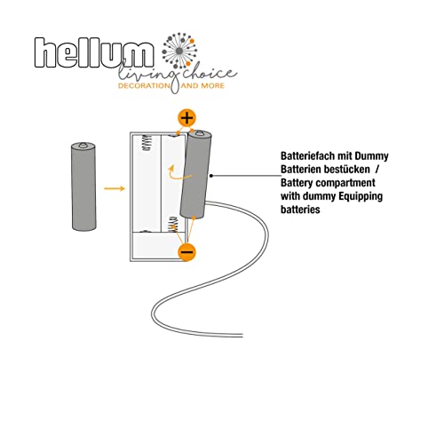 Hellum Adattatore per batteria, 3 V, ricambio per