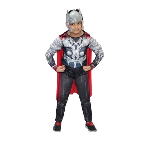 Image of Kaku Fancy Dresses Superhero Costume for Kids - Fancy Dress Outfit for Birthday, Halloween, Role Play