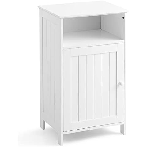 COSTWAY Badezimmerschrank, Badschrank mit verstellbarem Regal Cover