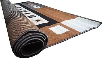 Image of Soft Modern Washable Beautiful Acrylic Rugs for Home Decor Living Room 6x8 Feet (180 x 235 Cm) Grey Color