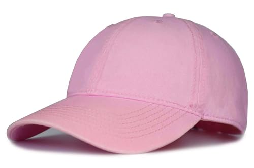 Image of TSSGBL Vintage Cotton Washed Baseball Cap S to XXL Unstructured Low Profile Adjustable Distressed Dad Hat for Men Women