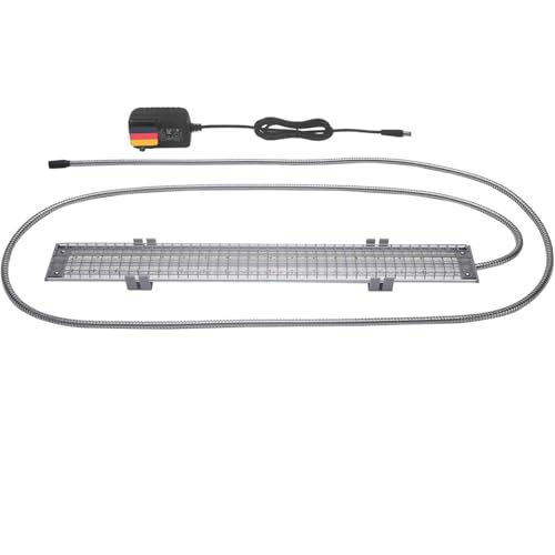 M&M Cage Company HappyBird Vogellampe mit Knabberschutz | Vollspektrum LED Tageslichtlampe für Vögel | Für Papageien Wellensittiche und andere Vögel mit Hakenschnabel | Länge: 45 cm (18)