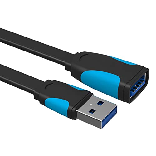 Câble d'extension USB 3.0 | Câble d'extension mâle à femelle - Transfert de données 5 Gbps pour clavier, souris, Playstation, clé USB, imprimante, appareil photo