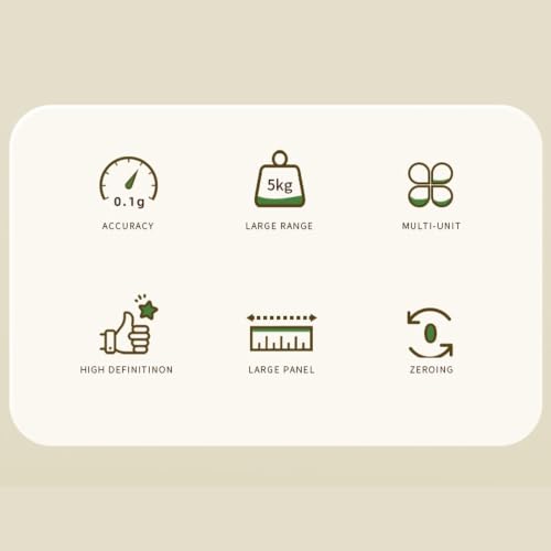 Báscula de cocina digital recargable para controlar porciones y preparar comidas 5