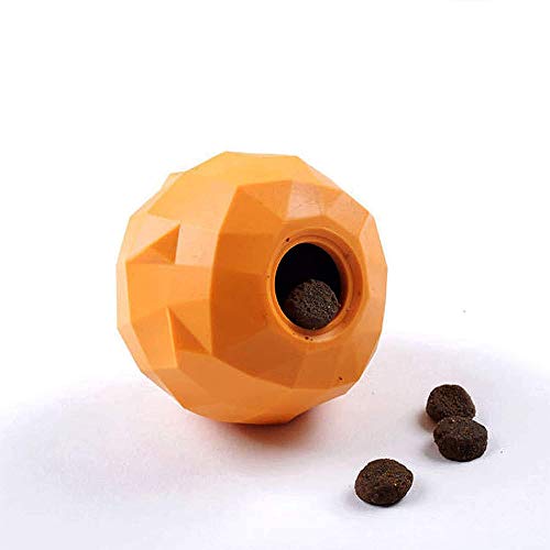Pineocus Jouet à Mâcher interactif pour Chien,Orange Style est Un Distributeur Original de Friandises,Croquettes,Lavable Lave Vaisselle| Accessoire Balle Apaisant,Améliore Réflexion et Intelligence Cover