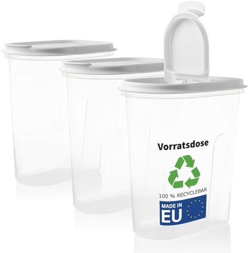 Design Vorratsdose ♻️ Made In Germany ♻️ Holz Deckel CO2 Neutral Vorratsbehälter