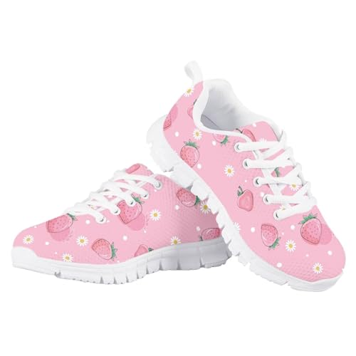 SYtrade Kids Girls Running Shoes Walking Sports Sneakers White Sole4