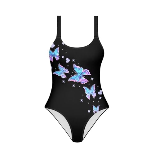 Image of YEXIATODO Kids One Piece Swimsuit for Teen Girls Womens Bathing Suit High Waist Bikini Set Girls Swimsuit for 7-18 Years Old
