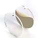 Set of 10 Units - Clear Acrylic Disc - for Keychains or Jewelry 1/8" Thick Circle Blank Craft Plastic- Round Shape- with Polished Edges - Optional Key Ring - Soto Laser Cutting (3 Inch)