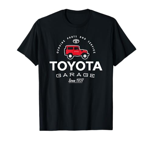 Toyota Garage Since 1937 Iconic Land Cruiser Big Chest Logo T-Shirt