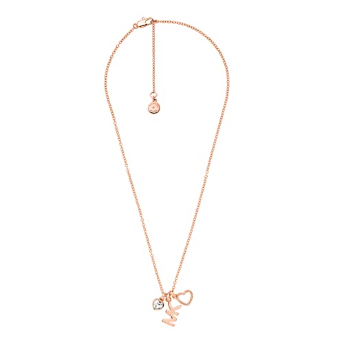 Michael Kors Women's Fashion Rose Gold Brass Pendant Necklace (Model: Mkj7800791) #TOP28