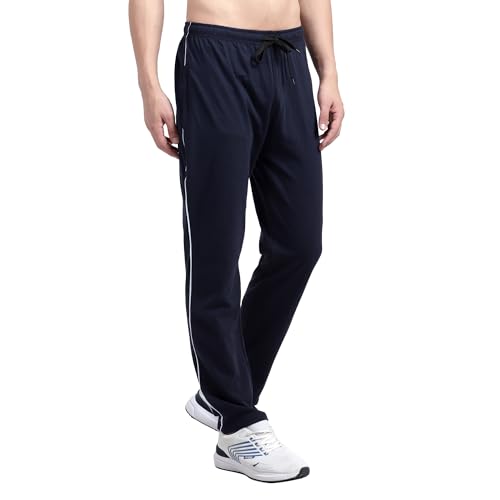 Image of BLUE STAR SHARK Mens's Cotton Piping Track Pant Lower