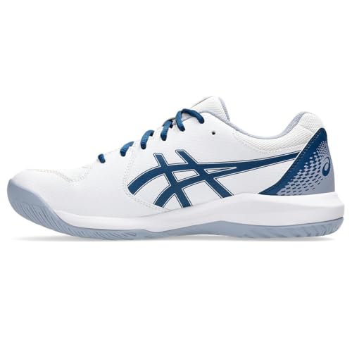 Image of asics(アシックス) Men's Tennis Shoe, 103 (White /maco Blue), 28.0 cm 3E
