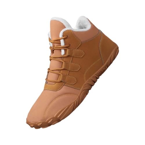 Generisch Zapatos de invierno para hombre Zapatillas de invierno azules para mujer Botas de nieve acolchadas de invierno Botas cálidas para hombre Zapatos impermeables para hombre 46, amarillo, 47 EU