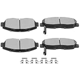 SCITOO D465 Front Ceramic Brake Pads for Acura EL, Honda Civic, and Honda Accord