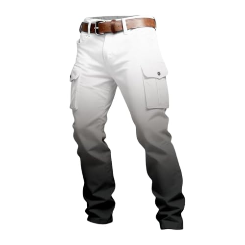 Pantalon de travail homme polyester cargo extérieur multipoche confortable - 4