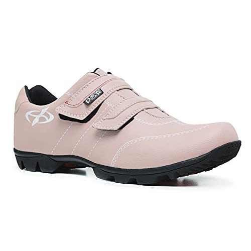 Tenis Sapatilha Ciclismo New Fox Bike Feminino Cor:Rosa;Tamanho:36