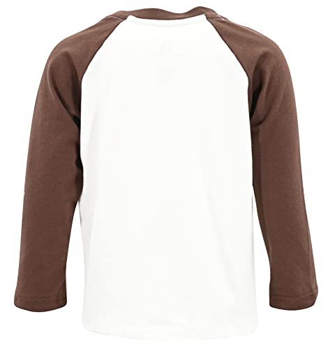 Image of Unique Baby Boys Long Sleeve Raglan Graphic T-Shirt for Toddlers and Kids