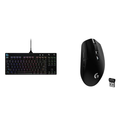Image of Logitech G PRO Mechanical Gaming Keyboard, Ultra Portable Tenkeyless Design, Detachable Micro USB Ca