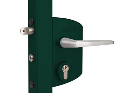 LOCINOX Cerradura industrial para perfiles cuadrados 40 a 60 mm en RAL...