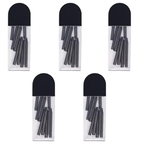 YUVKIN 50 PCS Minas de Compás 2B Recambios para Estudiantes de Primaria y Escuela (2mm) (Negro)