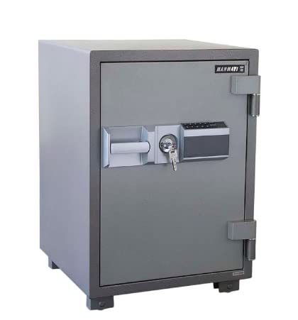 Mahmayi 105kg Fireproof Digital Safe with Dual Lock – Grey