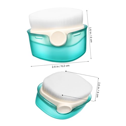 KALLORY Foundation Brush for Liquid Makeup with Cover Facial Makeup Brush Sunscreen Applicator Travel Blush for Face Cream Application