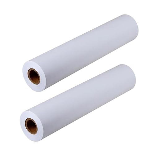 Tofficu 2Rolls Drawing Sketching Paper for Smooth Surface Painting Paper for Art Projects for Creativity and Imagination Development Wide