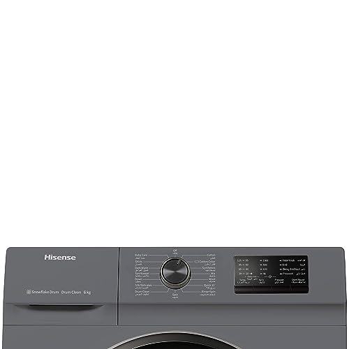 Hisense Front Loading Washing Machine, Free Standing, 6Kg, 1000 RPM, Wfvc6010T, Vc Series"Min 1 year manufacturer warranty"