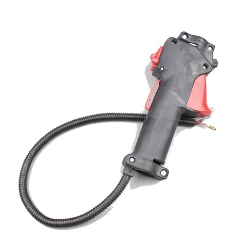 Poignée de câble d'accélérateur, déclencheur Marche/arrêt, Interrupteur d'arrêt 48F 1E48F 63cc, tarière, perceuse, débroussailleuse, Outils de Jardin,...