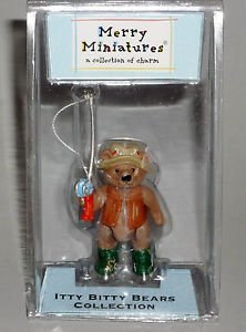 Hallmark Merry Miniatures Itty Bitty Bears Collection Fisher