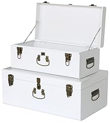 White with Bronze Latches