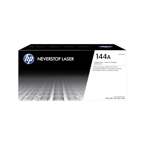 HP 144A W1144A Tambour d'Imagerie Noir Authentique pour HP Neverstop Laser 1001nw / 1201n / 1202nw