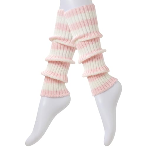 Intgoodluckycc Leg Warmers for Women, Cute Knit Leg Warmer Socks for Dance2