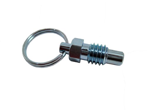 SPRP Series Steel Non Lock-Out Type Inch Size Stubby Hand Retractable Spring Plunger with Pull Ring, 1/4