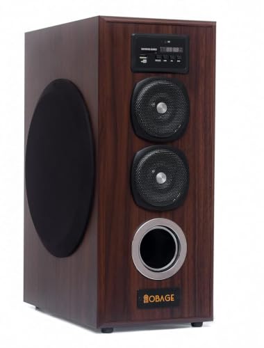 Image of OBAGE MT-600 Single Tower Speaker | 80W Output, 6.5 inch Woofer, Bluetooth, FM & AUX, Clear Sound with Balanced Bass, For Music, TV & Everyday Entertainment